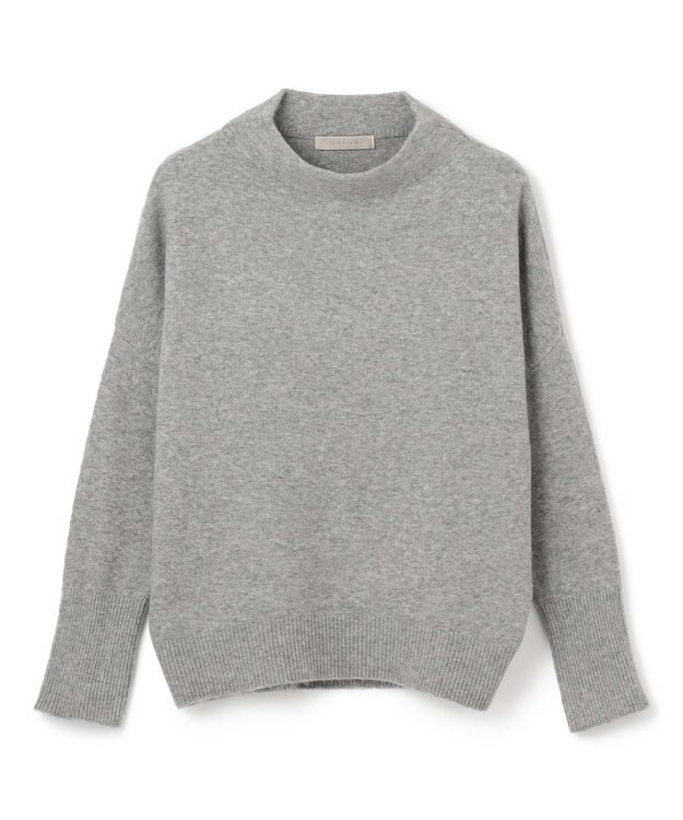 UNFILO ふわふわ ボトルネックニット ライトグレー