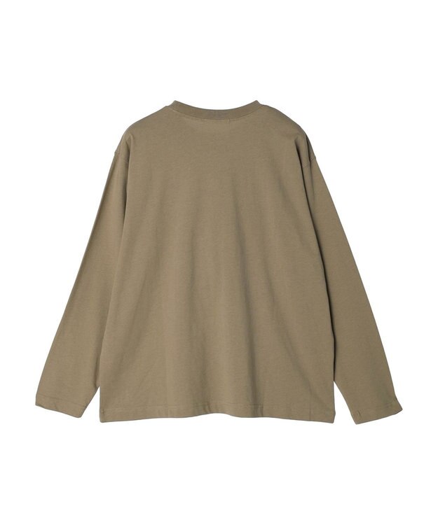 Green Parks オーバーサイズロゴチュニック Khaki