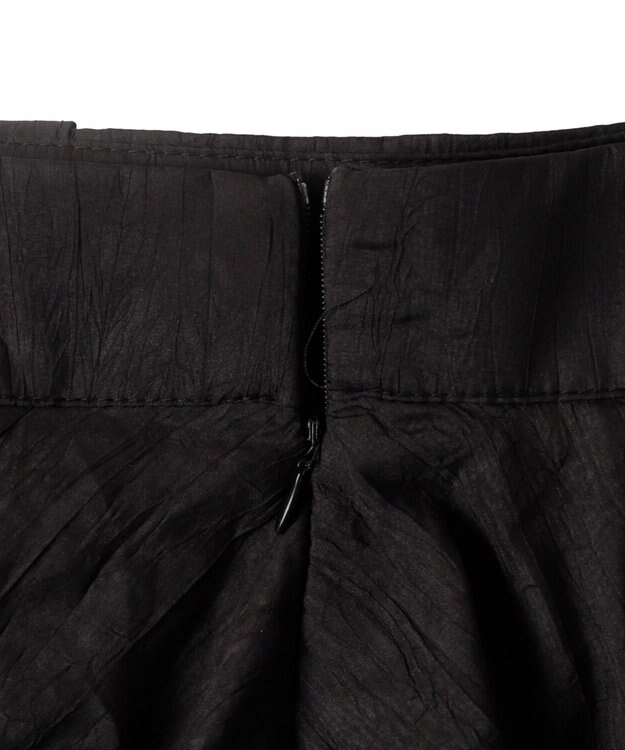 WEGO ベルト付きフリルアイレットスカート ブラック