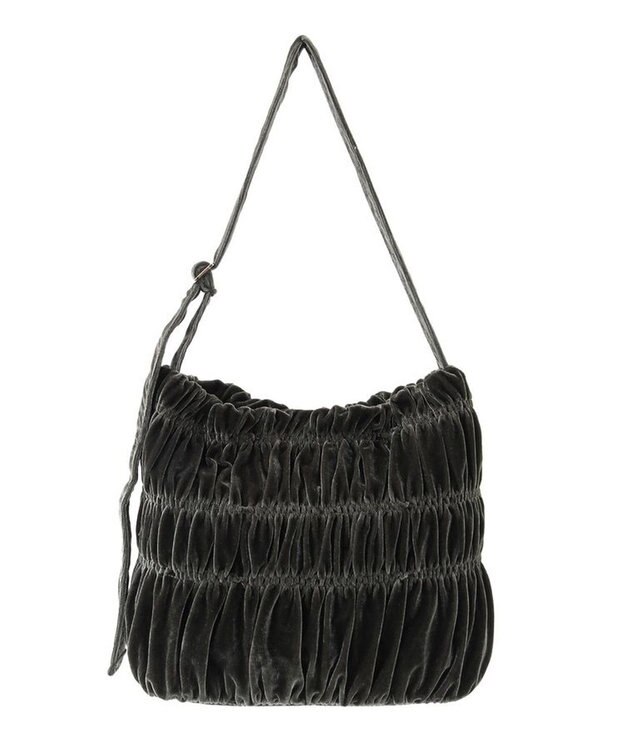 Green Parks ａｎｄｍｉｋｋａ　シャーリングベロアトートバッグ Khaki