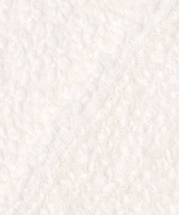 組曲 【WEB限定】フラワーチュールタートルネック カットソー アイボリー系