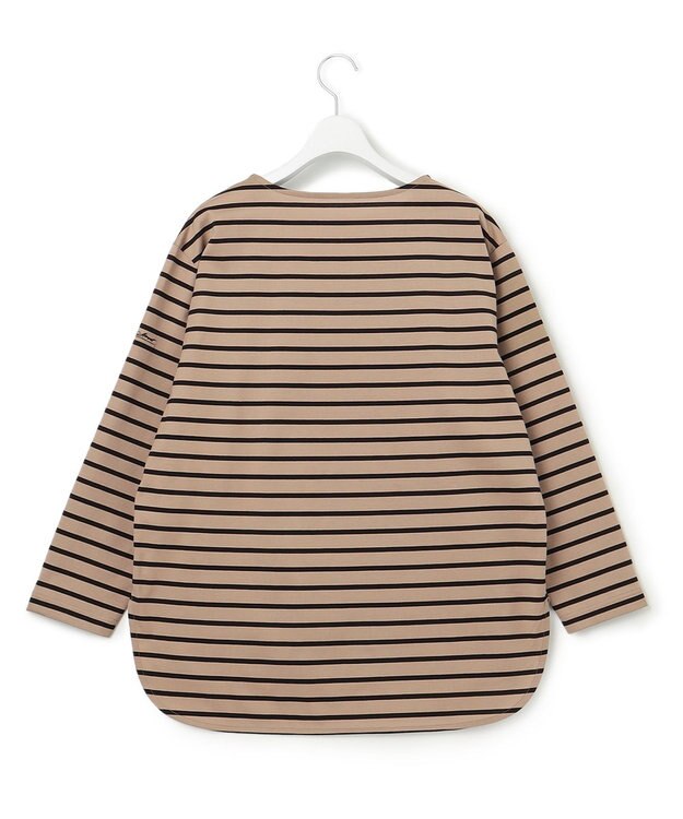 J.PRESS YORK STREET 【WOMEN】バスクTシャツ ブラウン系1