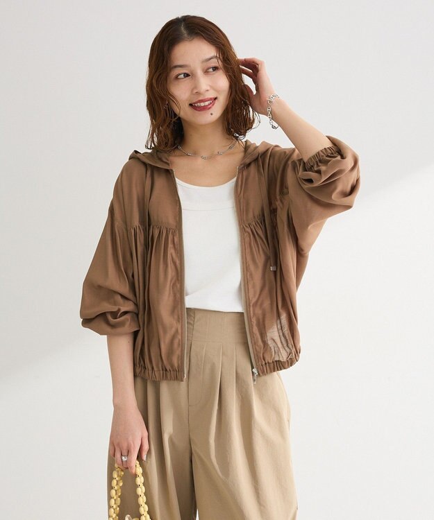 Green Parks シアーマウンテンパーカー Brown