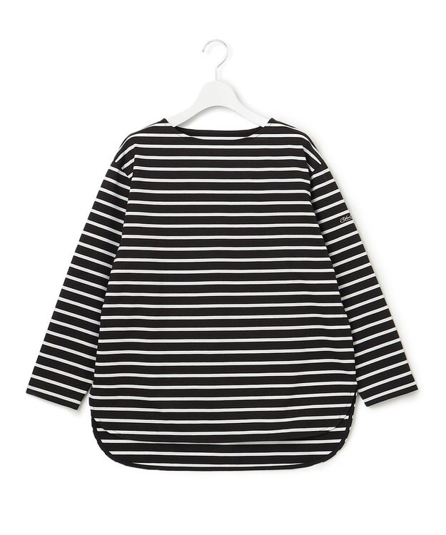 J.PRESS YORK STREET 【WOMEN】バスクTシャツ ブラック系1