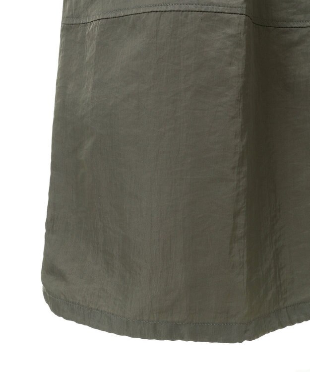 Green Parks フロントＺｉｐコクーンスカート Khaki
