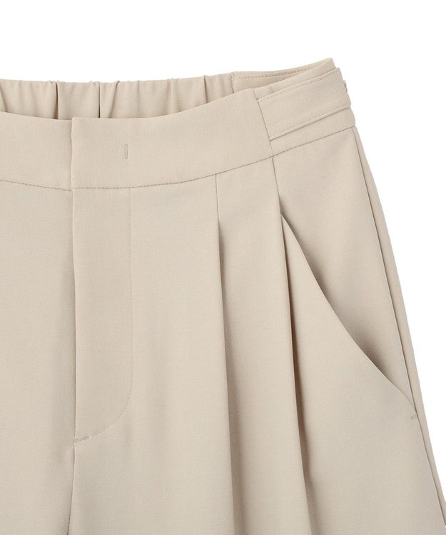 Green Parks イージーケアキュロットパンツ Light Beige