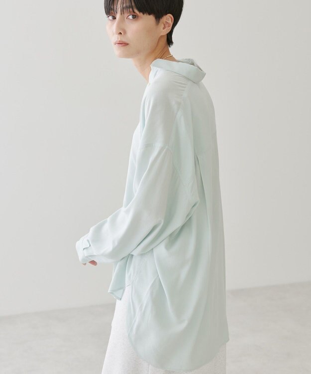 AMERICAN HOLIC サラックールバックタックシャツ Mint