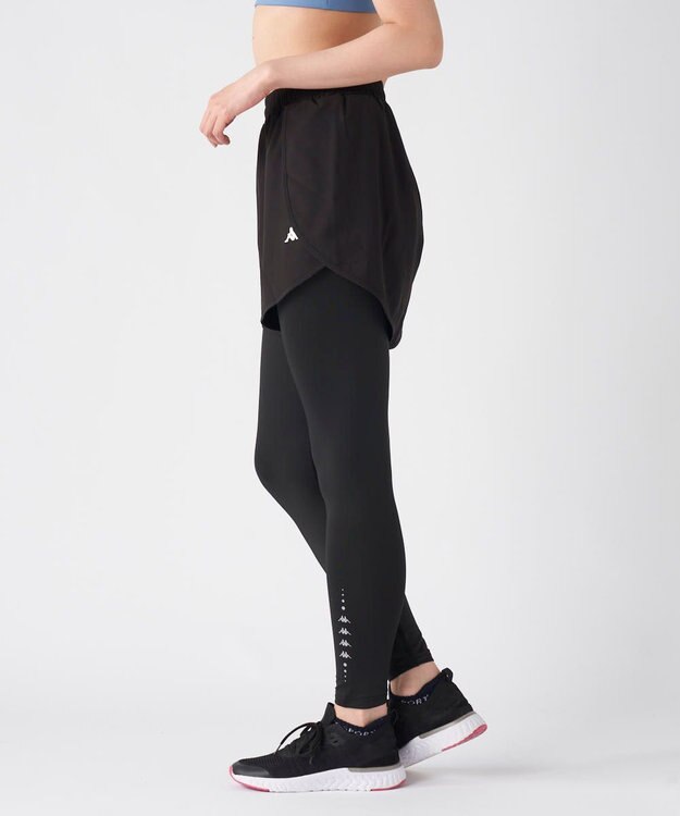 OP／FILA 【Kappa】パンツドッキングレギンス ブラック