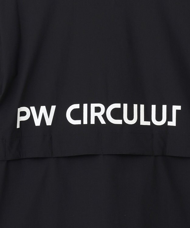 PW CIRCULUS 【機能性素材 TM ICE 使用】【MEN】ハーフジップ シャツ ブラック系