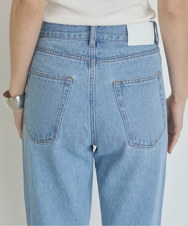 WEGO 【ANGIE VINTAGE/SMLサイズ展開】ストレートデニムパンツ ブルー