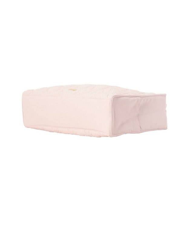 Maison de FLEUR 撥水加工リボンキルティングトートバッグ Pink