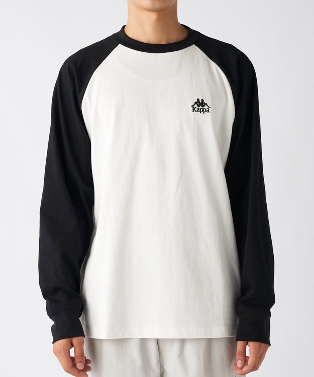 OP／FILA 【Kappa】オーバーサイズ ドロップショルダーロンT ホワイト