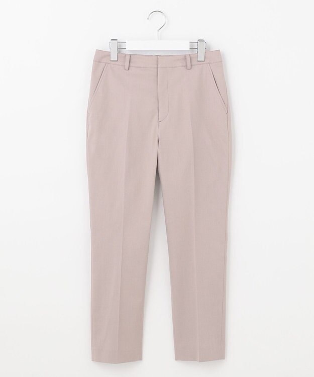 J.PRESS LADIES 【洗える・撥水・防汚】コットンFITTYシャーク テーパード パンツ ピンク系