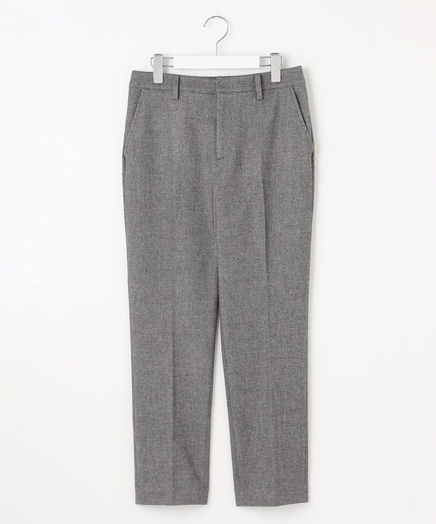 J.PRESS LADIES S 【洗える】チェルビック テーパード パンツ グレー系
