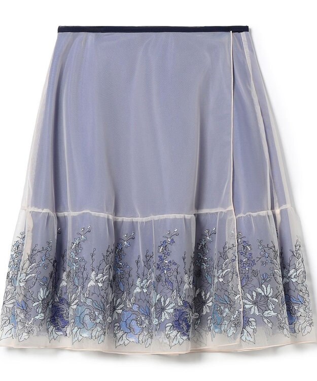 Chacott 巻きスカート ブルー