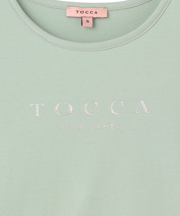 TOCCA 【洗える】TOCCA NEW YORK LOGO TEE Tシャツ トッカブルー系