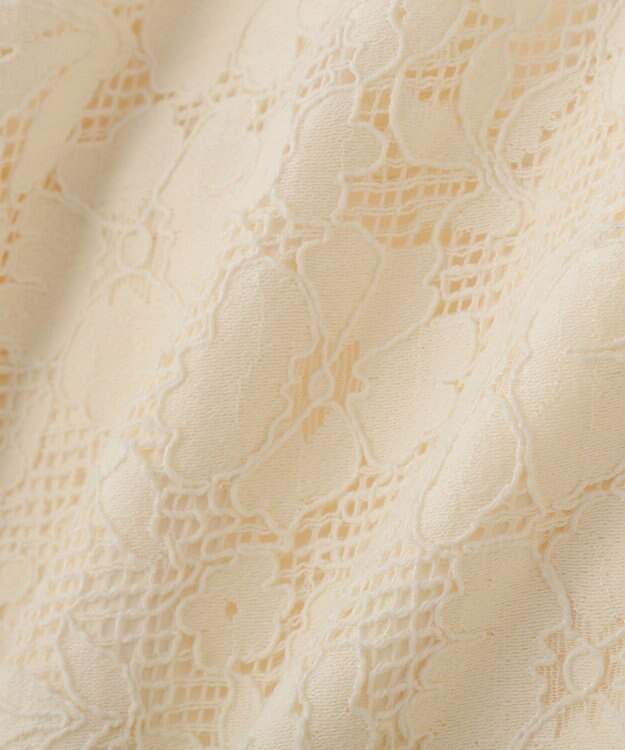 earth music&ecology 【WEB・一部店舗限定】レースリバーシブルブルゾン Ivory