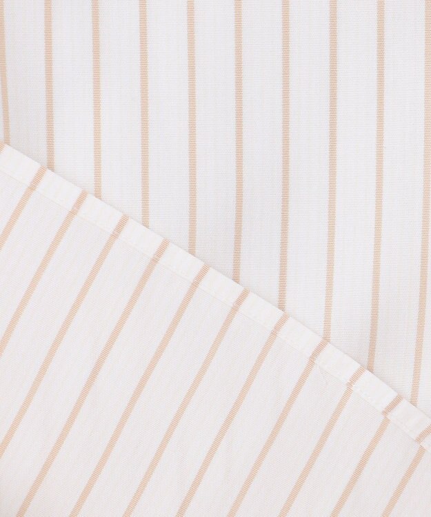 GOTAIRIKU 【形態安定】PREMIUMPLEATS_レギュラーカラー 通年ドレスシャツ（ボーダー） ダークブラウン系1