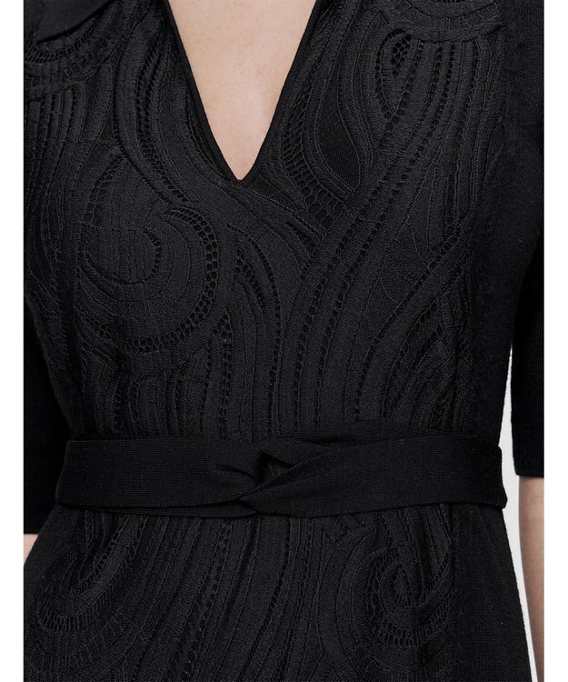 JOSEPH レース&ニット　ドレス Black