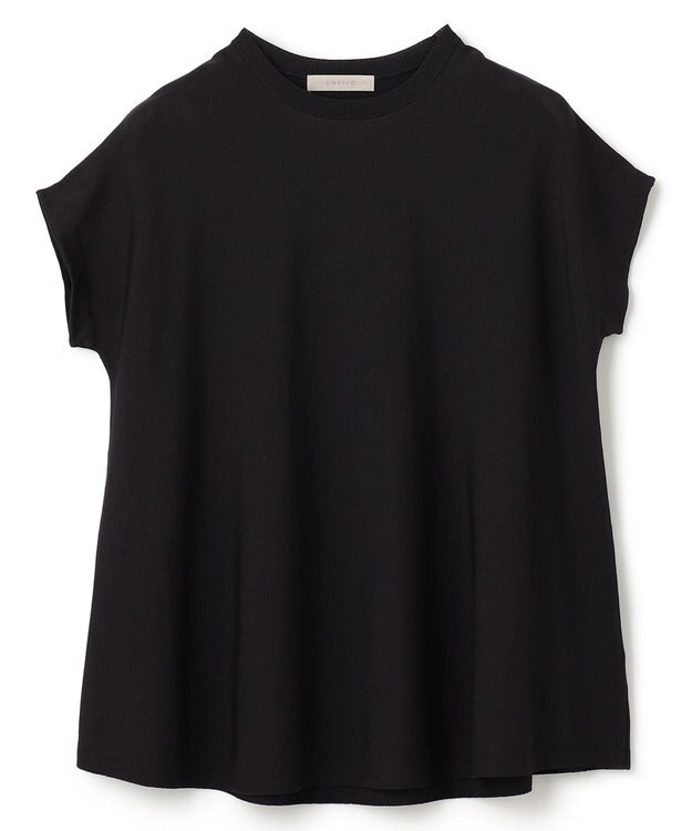 UNFILO スゴ機能 フレアニット チャコール