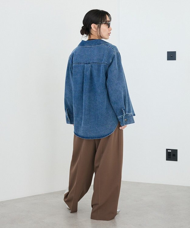 CRAFT STANDARD BOUTIQUE ワークシャツブルゾン Indigo
