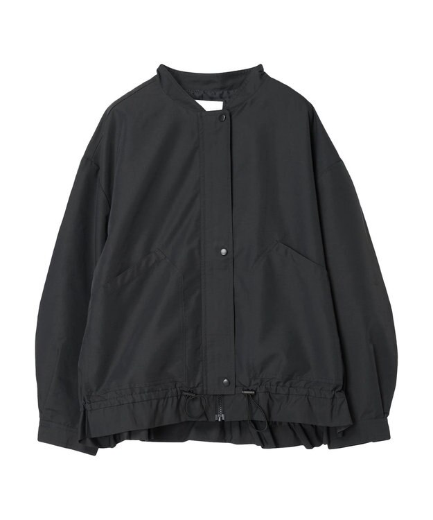 Green Parks 撥水加工　裾ドロストブルゾン Black