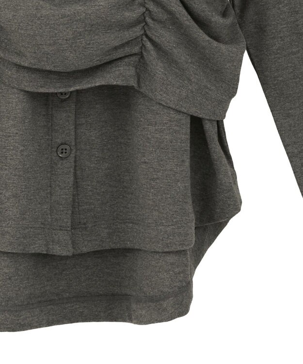 CRAFT STANDARD BOUTIQUE 2点セット/カーディガン＆ビスチェ Gray Mixture