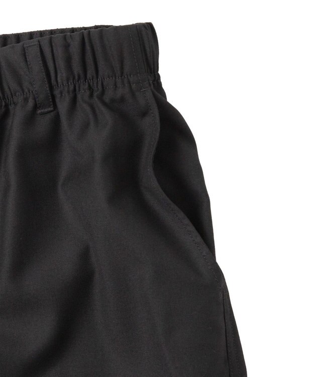 WEGO 【ウエストゴム】TRイージーストレートパンツ ブラック