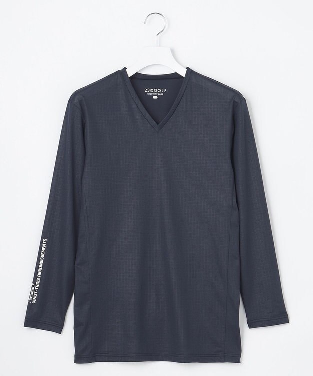 23区GOLF 【MEN】【吸水速乾・UVケア】30デニール Vネック カットソー