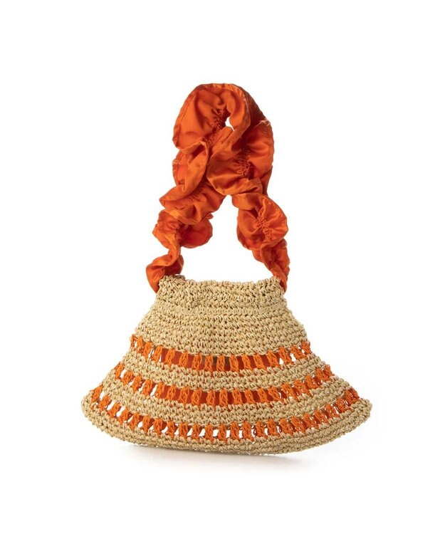 UNBILLION kakatoo トライアングルペーパークロッシェバッグ オレンジ