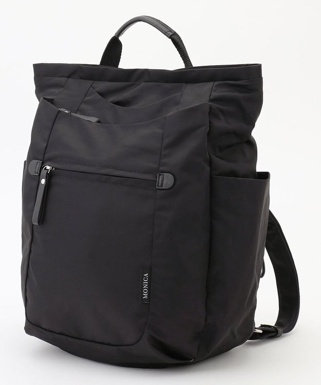 LA BAGAGERIE 【MONICA】ラウンドリュックサック ブラック
