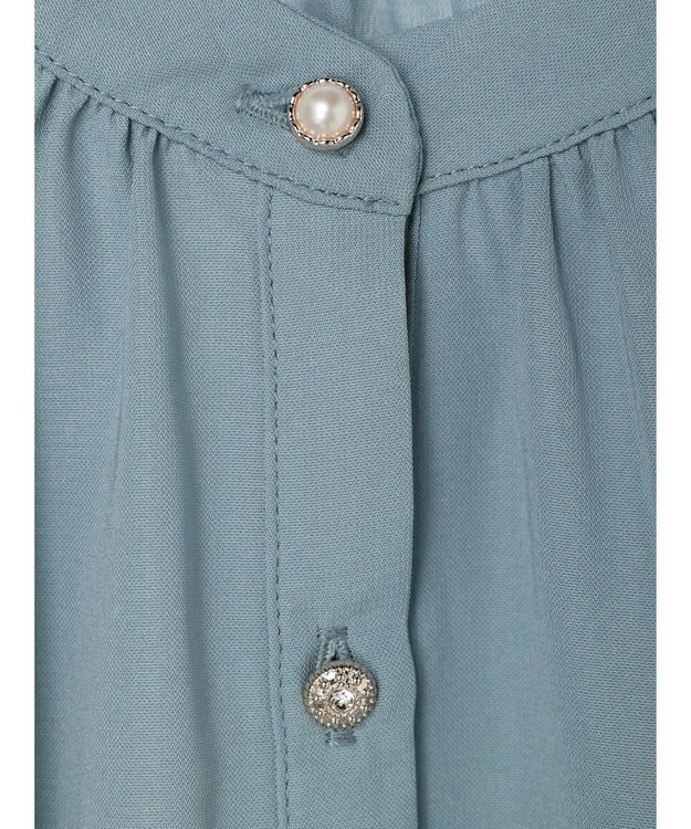 Green Parks ・ＥＬＥＮＣＡＲＥ　ＤＵＥ　イロイロ釦ドルマンブラウス Sax