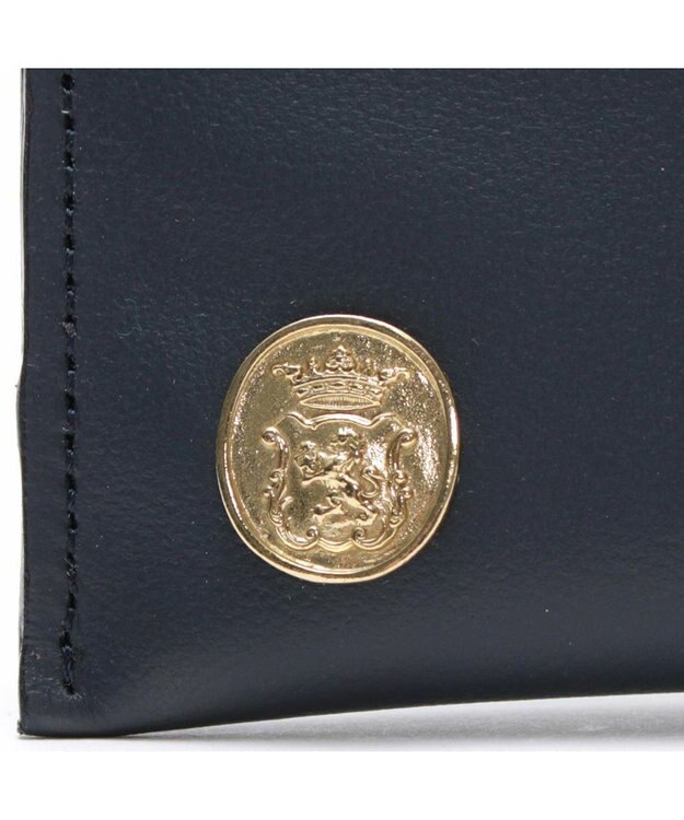 A.D.M.J. 【牛革】セブンティリリィ/オーガナイザーパース ネイビーブルー