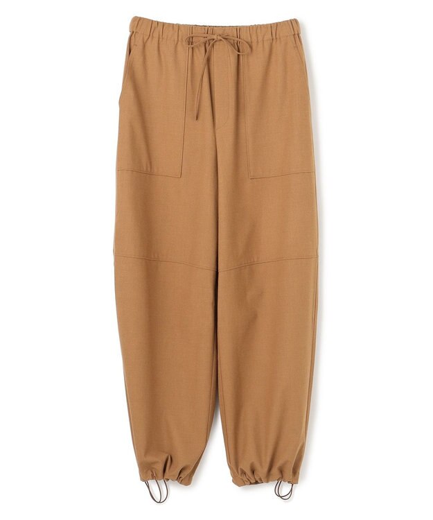 UNFILO L ライトフランネル イージーパンツ キャメル