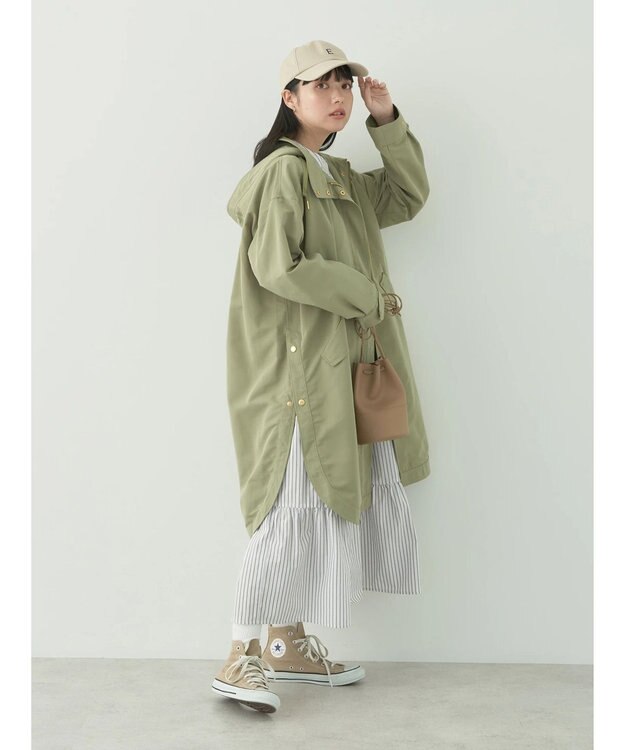earth music&ecology モッズコート Khaki