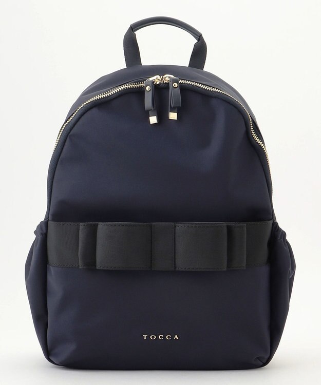 TOCCA 【撥水】RIBBON BRICK BACKPACK バックパック ネイビー系