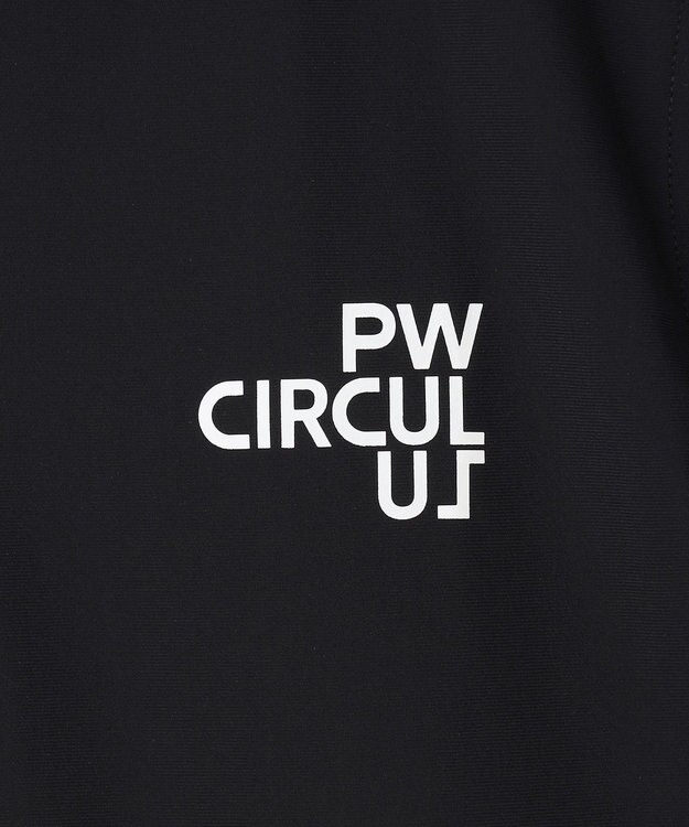 PW CIRCULUS 【機能性素材 TM ICE 使用】【MEN】ハーフジップ シャツ ブラック系