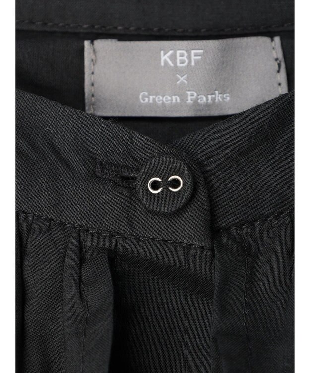 Green Parks ＫＢＦ　フリルブラウス Charcoal Gray