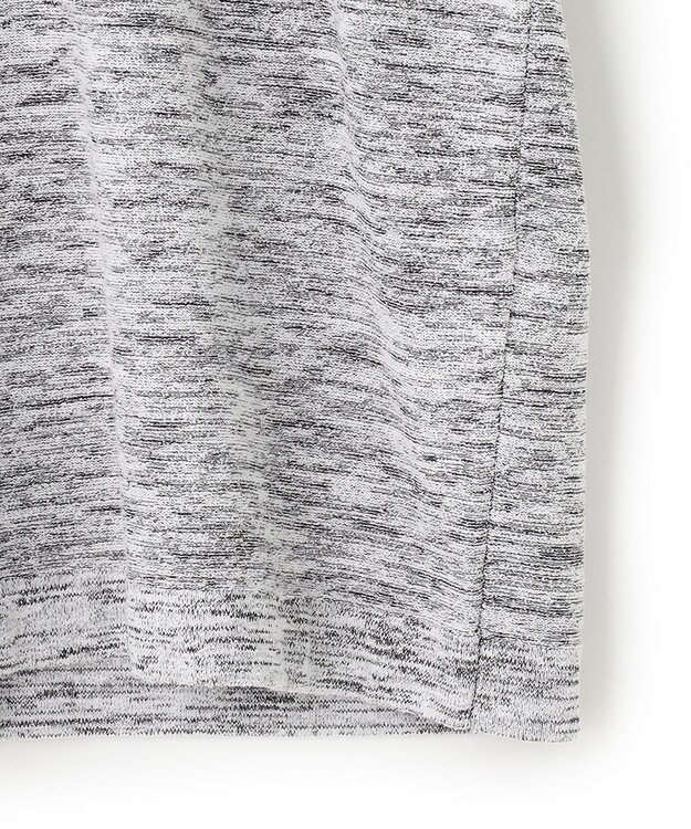 JOSEPH HOMME シャイニースラブブークレ　ニットＴシャツ ライトグレー系