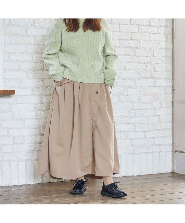 ing <ing>【サスティナブル】レースアップスリッポン ブラック