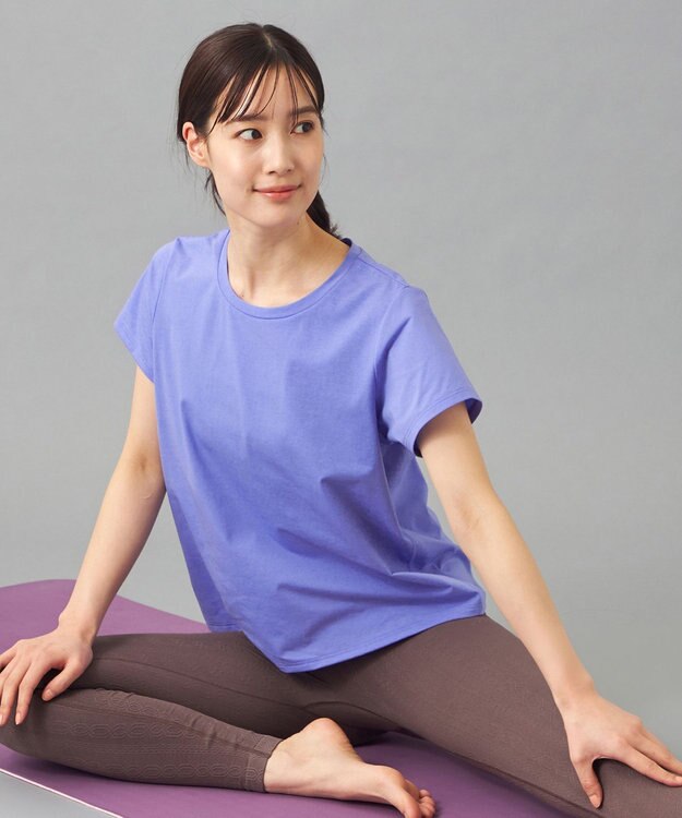 Chacott Chacott BALANCE EasyCare+ Tシャツ ヒヤシンス