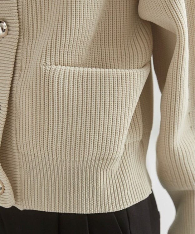 WEGO 【ANGIE VINTAGE】メタルボタンカーディガン ホワイトアイボリー