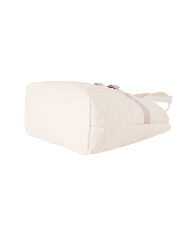 Maison de FLEUR マルチポケット帆布トートMバッグ Ivory