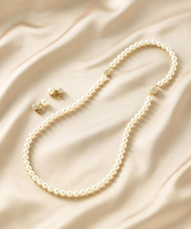 23区 【好評につき追加/VERY3月号掲載】2WAY パール イヤリング ゴールド系