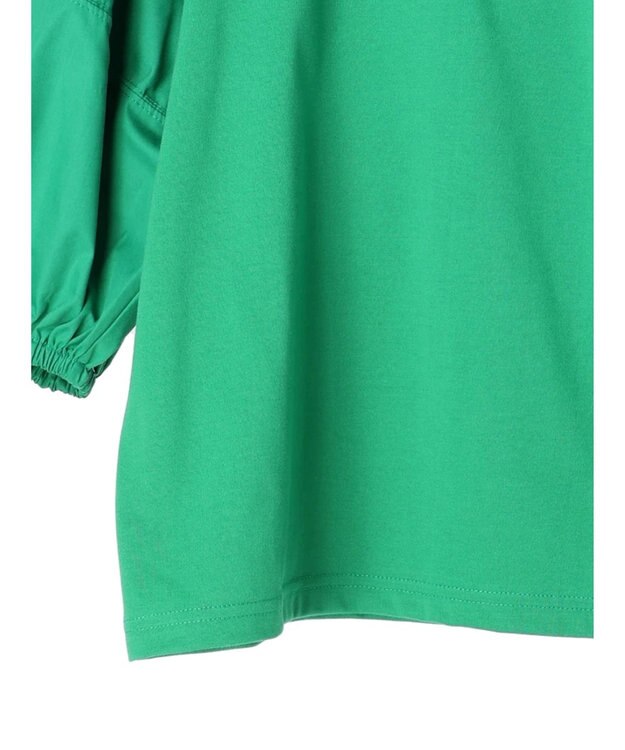 Green Parks 布帛ドッキングランタンスリーブカットプルオーバー Off White