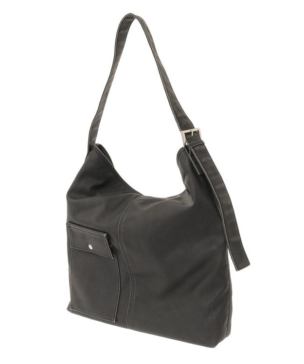 Green Parks ・ｃａｃｈｅ　ｃａｃｈｅ　フェイクレザーベルトショルタ Black