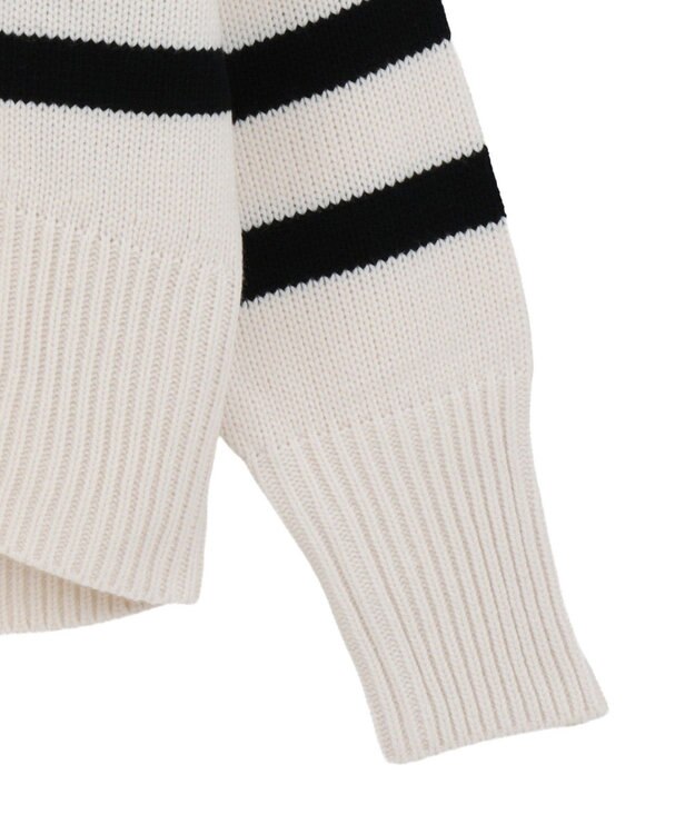 Green Parks こなれ主役ニットプルオーバー Border