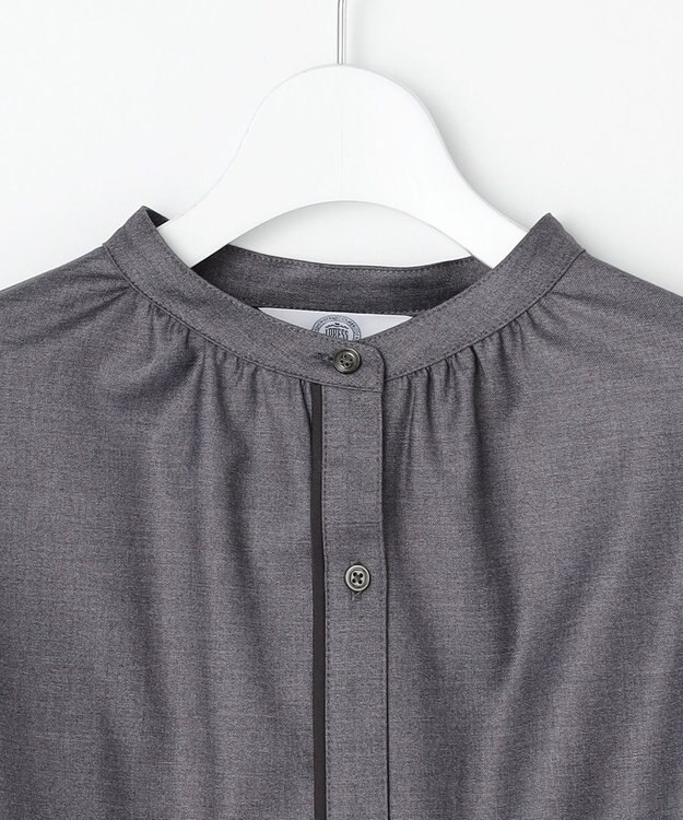 J.PRESS LADIES S ギャバストレッチ ワンピース グレー系