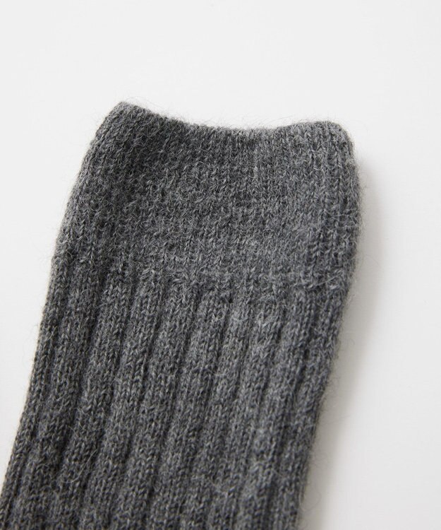 TOQUE 〈大草直子さんアドバイザー〉【天然素材】ベビーアルパカ レッグウォーマー チャコール