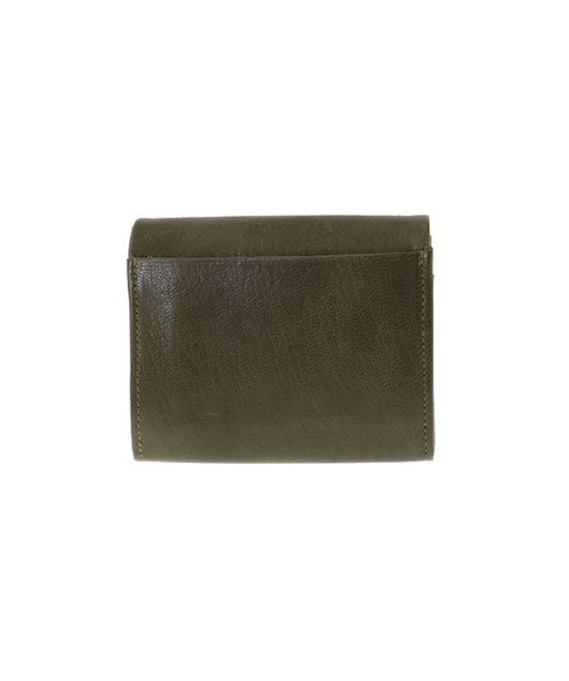 genten ゴートベーシック 二つ折り財布 カーキ